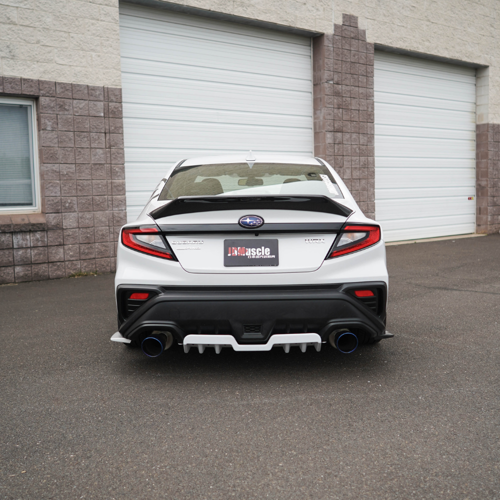 JDMuscle 22-25 WRX Tanso Carbon Fiber Duck Bill V2