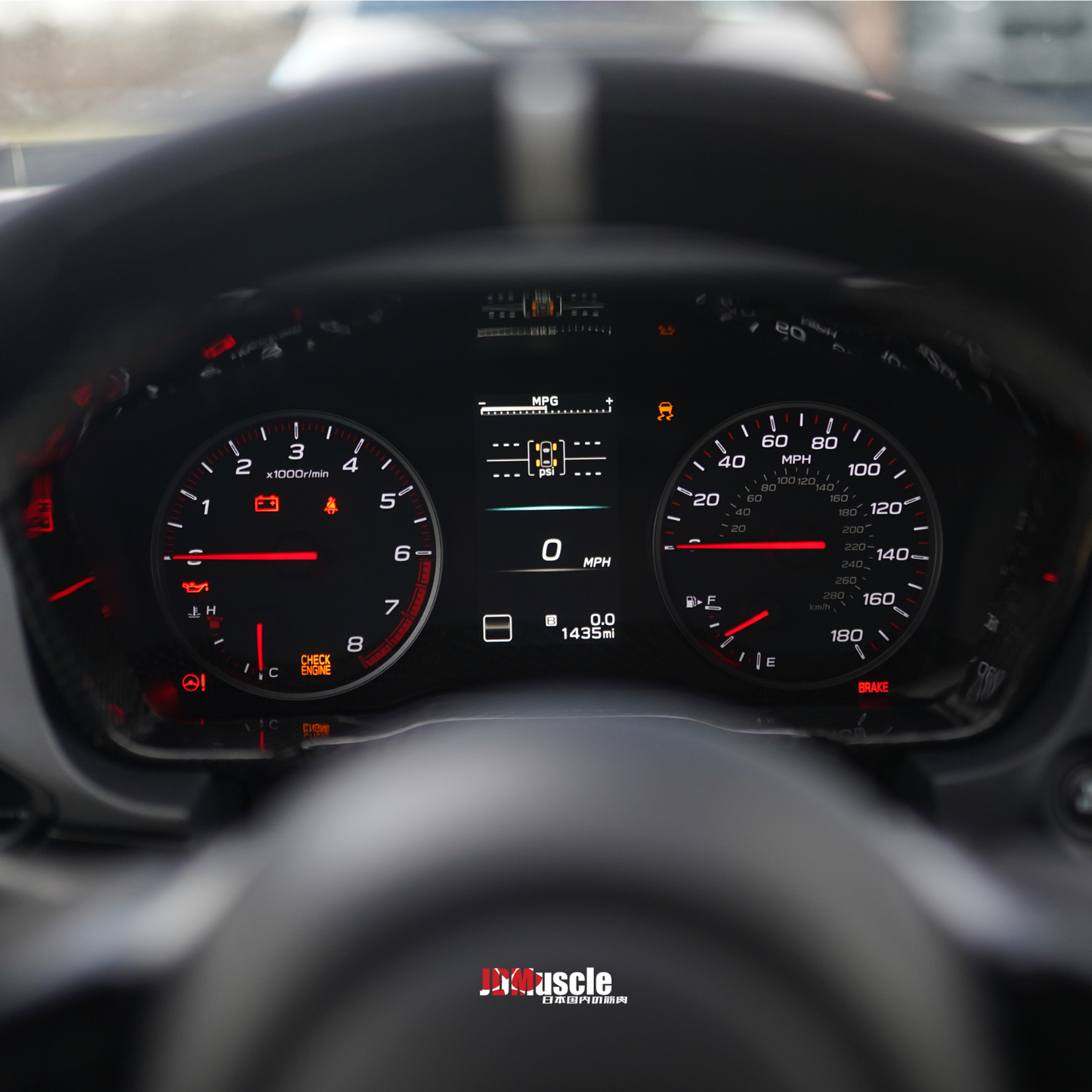 JDMuscle 22-25 WRX Carbon Fiber Gauge Cluster Trim Replacement