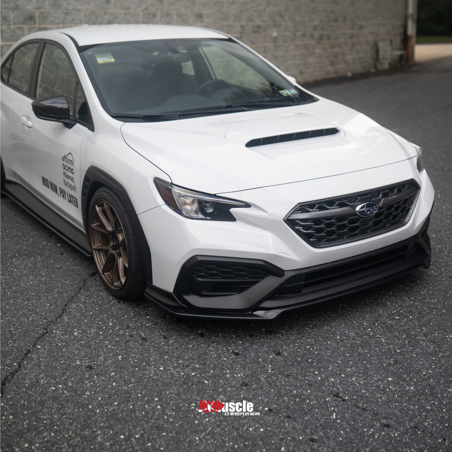 JDMuscle 2022-23 WRX Tanso Carbon Fiber Side Skirts - OE+ Style | JDM-WRX22-SS-OE#CF