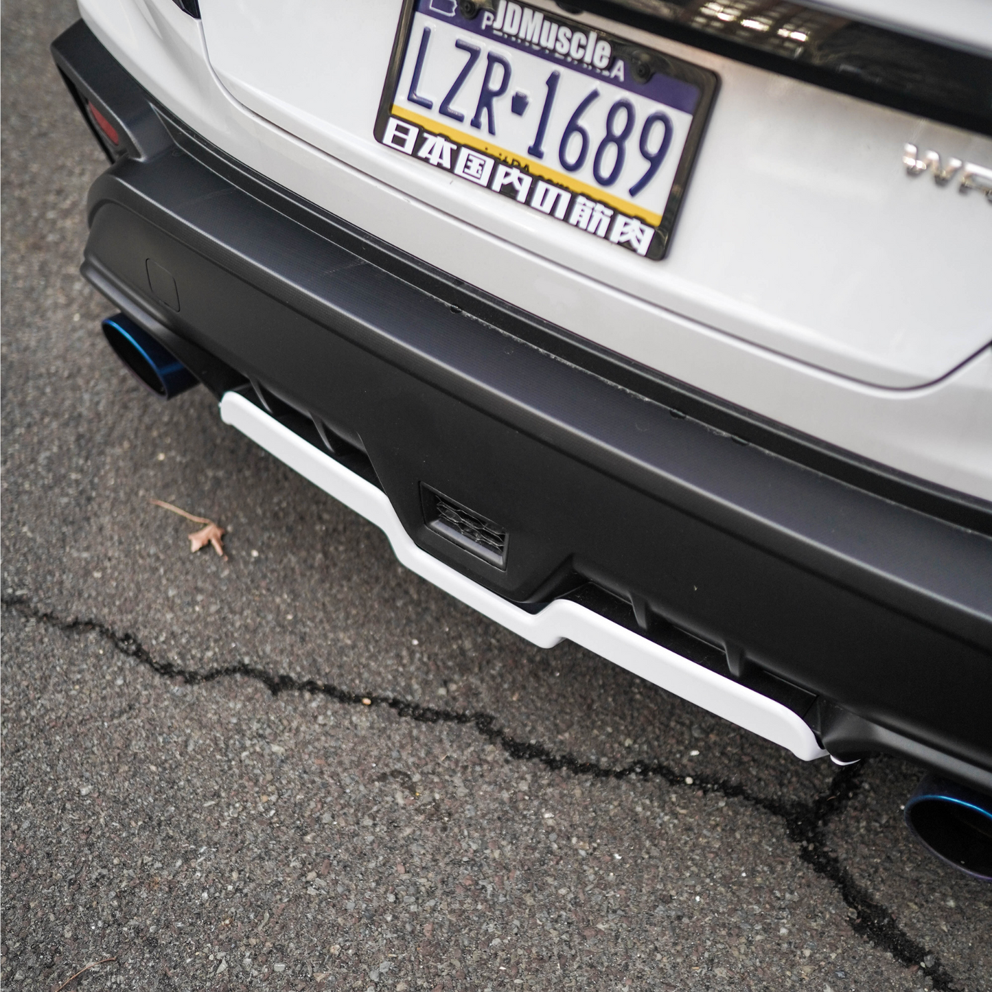 JDMuscle 22-25 WRX Rear Diffuser V1 | Paint Matched / Gloss Black / Cherry Red