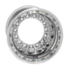 Weld Wide 5 XL 15x10 / 5x10.25 / 4 BS - Polished Shell - Polished OBL Wheel