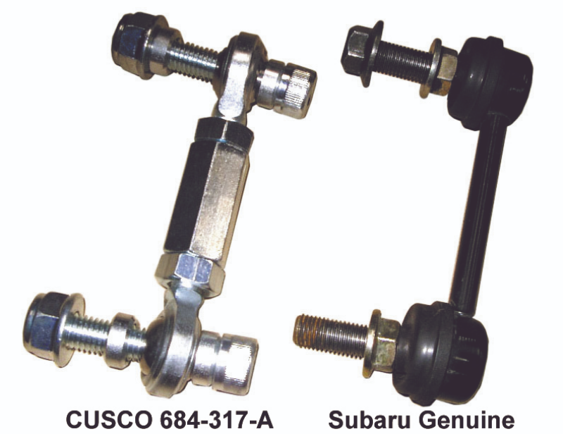 Cusco Sway Bar Link Rear Pillowball Fixed Length Non-Adjustable BP9 Legacy-GT