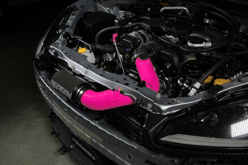 Perrin 2022 BRZ/GR86 Cold Air Intake - Hyper Pink | PSP-INT-335HP