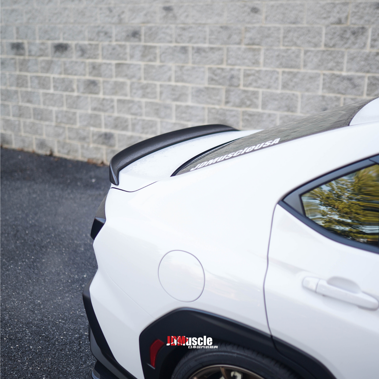 JDMuscle 22-25 WRX Tanso Carbon Fiber Duck Bill V1