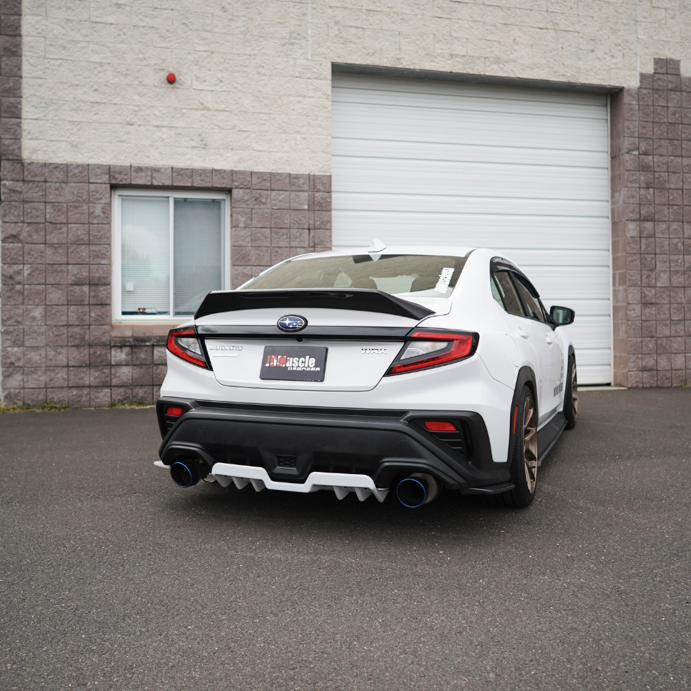 JDMuscle 22-25 WRX Tanso Carbon Fiber Duck Bill V2