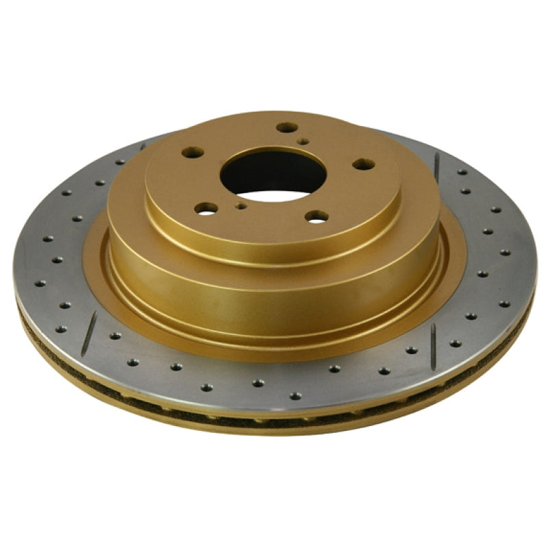 DBA [22-25 WRX MT, 13-24 BRZ/FRS/86] Street Series Drilled / Slotted Rear Rotor | 2663X-10