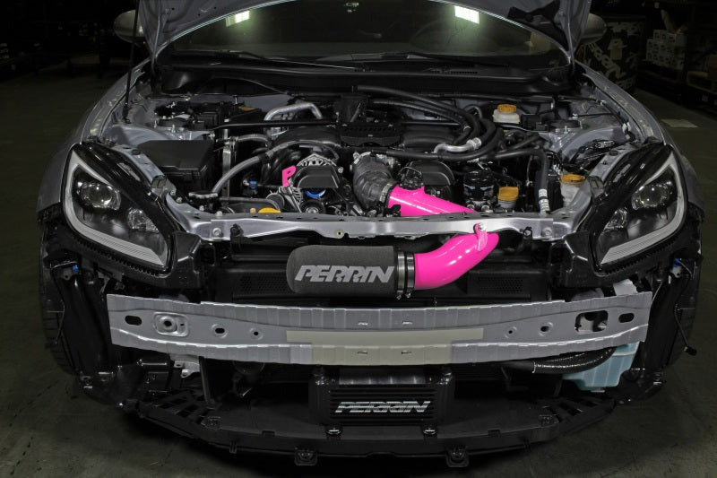 Perrin 2022 BRZ/GR86 Cold Air Intake - Hyper Pink | PSP-INT-335HP