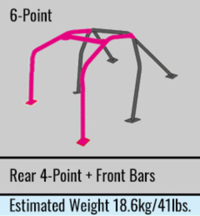 Cusco GRB Impreza 4P 4 Psgr Roll Cage D1 Chromoly (S/O / No Cancel)