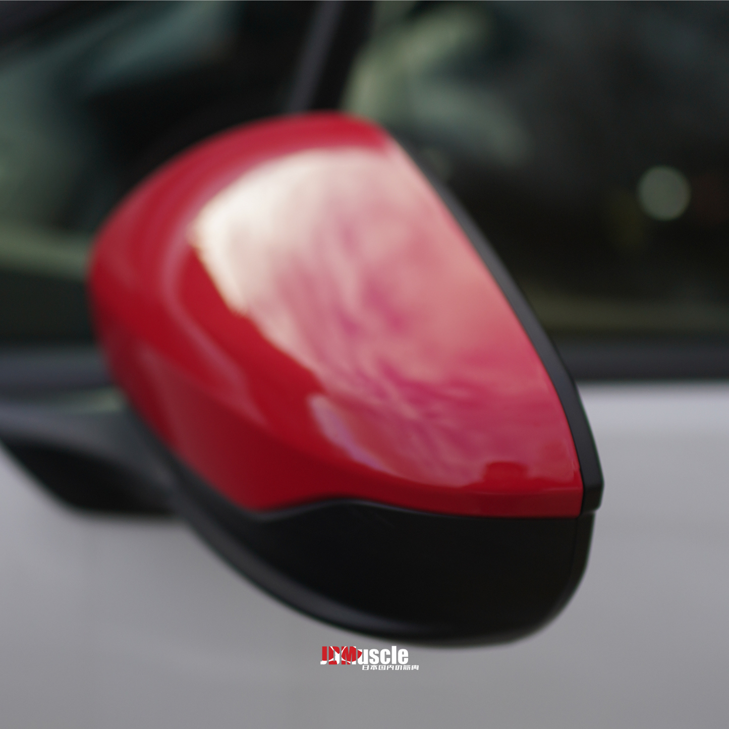 JDMuscle 22-25 WRX  Mirror Covers Replacements | 2PC Set, Paint Matched / Gloss Black / Cherry Red