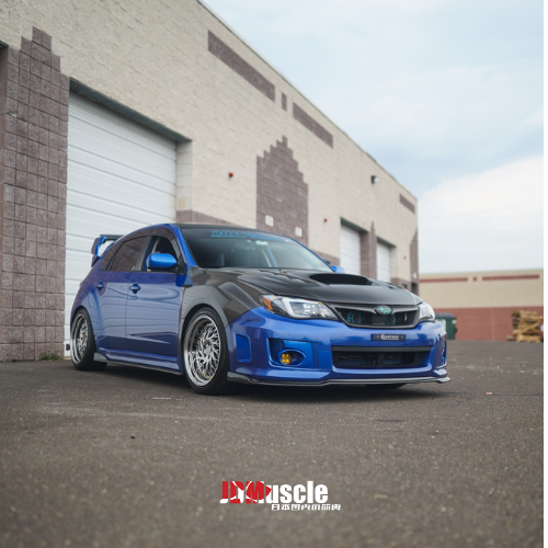 JDMuscle Tanso Carbon Fiber CS Style Side Skirt 2008-2014 WRX/STI
