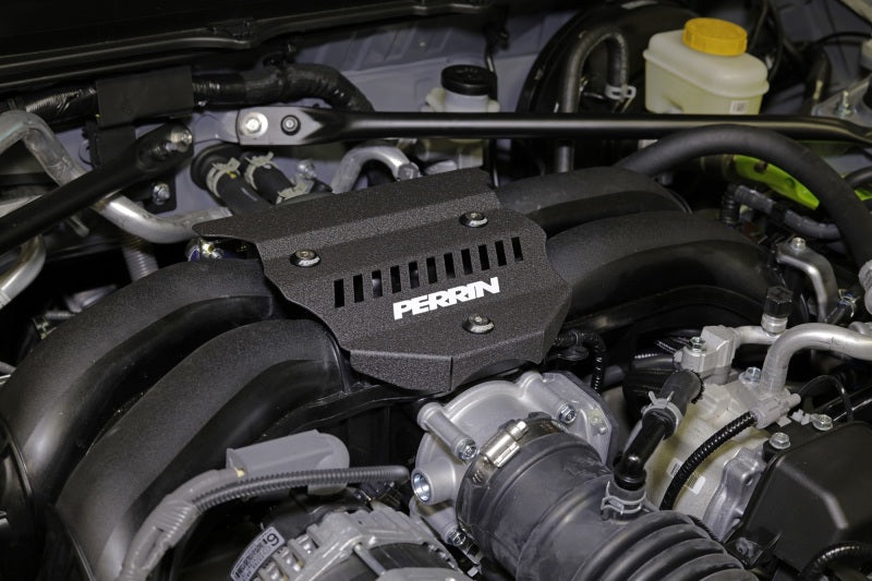 Perrin 2022+ BRZ / GR86 Engine Cover - Black Wrinkle | PSP-ENG-162BK