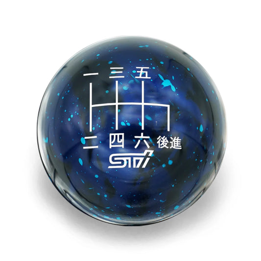 Billetworkz Cosmic Space Shift Knob - 6 Speed STI Japanese Engraving - Subaru STI