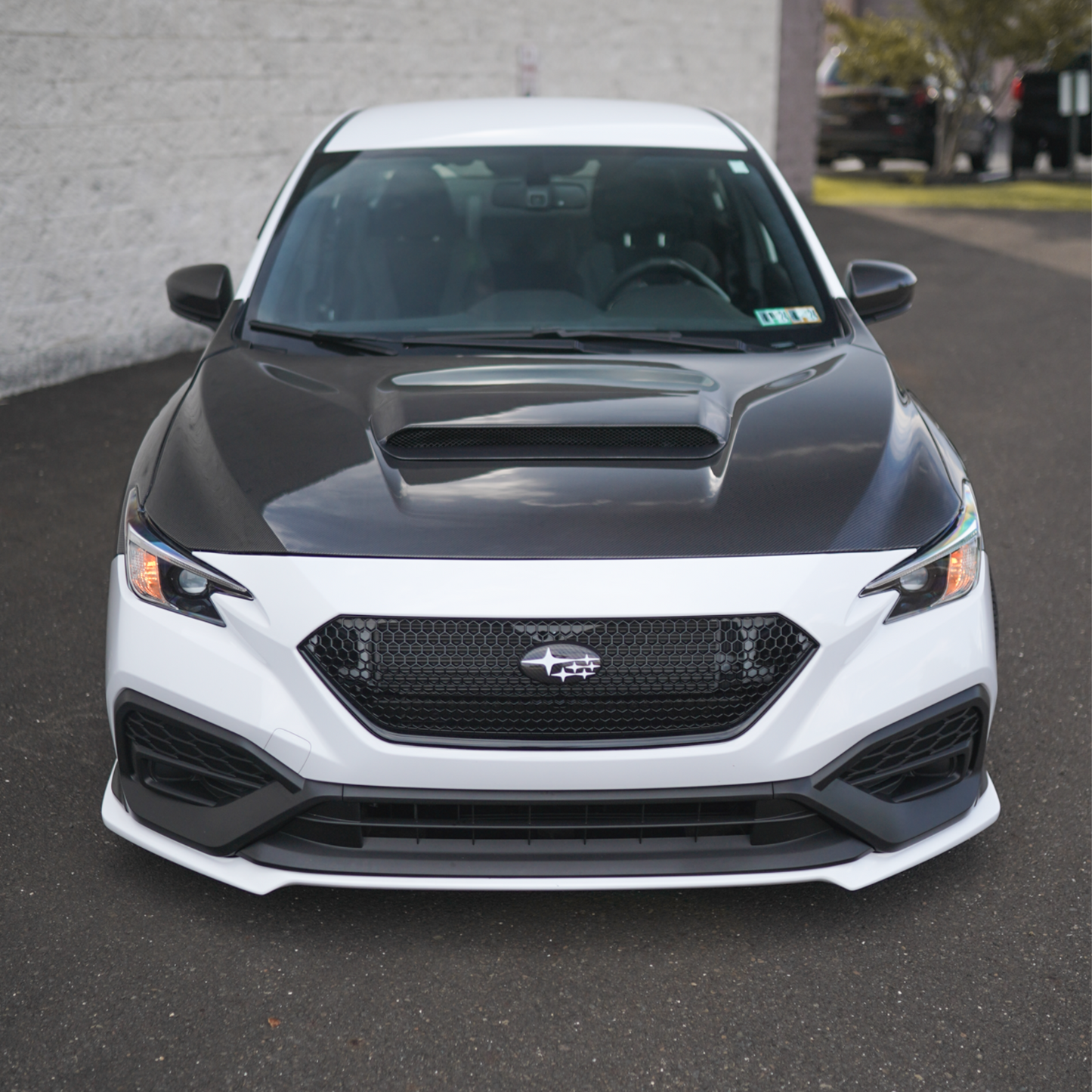 JDMuscle 2022-23 WRX Front Lip - OE+ Style Paint Matched / Gloss Black | JDM-WRX22-FL-OE