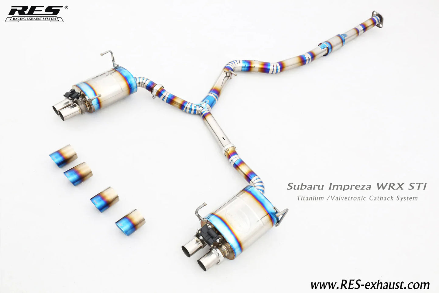 RES x JDMuscle [22-25 WRX] Valvetronic Catback Exhaust MT&CVT