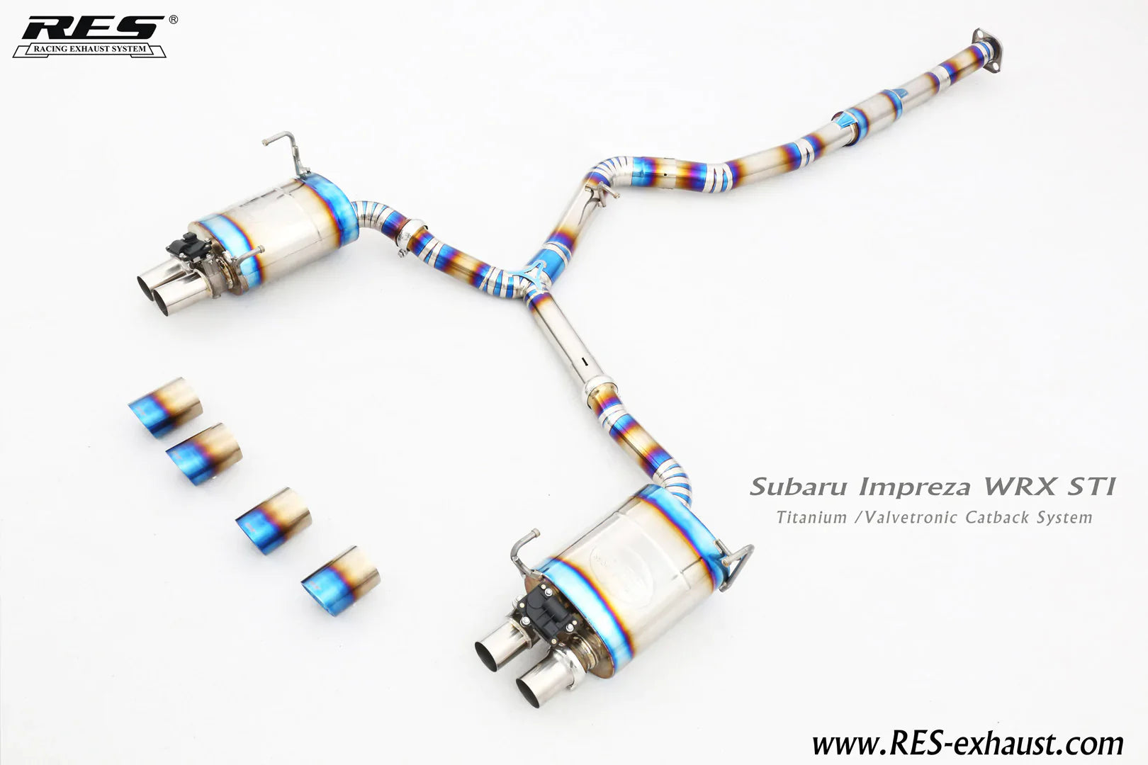 RES x JDMuscle [22-25 WRX] Valvetronic Catback Exhaust MT&CVT