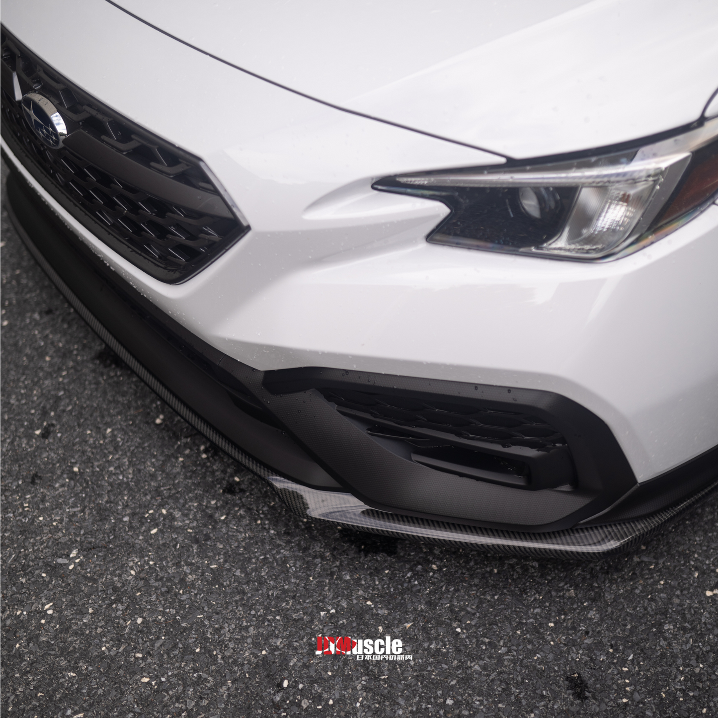 JDMuscle 2022-23 WRX Tanso Carbon Fiber Front Lip OE+ Style |  JDM-WRX22-FL-OE#CF