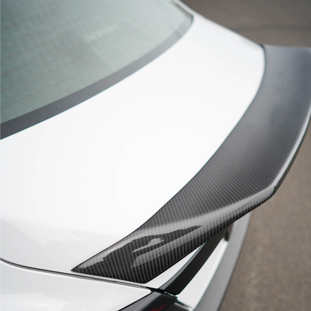 JDMuscle 22-25 WRX Tanso Carbon Fiber Duck Bill V2