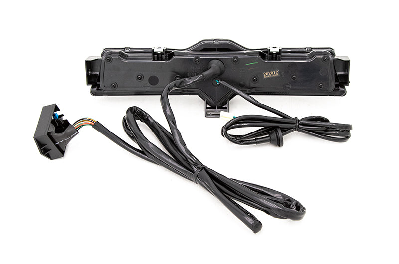 OLM VL Style Sequential 4th Brake Light / Reverse Light (Clear Lens, Carbon Look Base, Red Bar) - 2013-2020 FT86