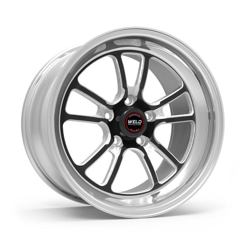 Weld S70 RT-S 20x8in / 5x115 BP / 3.3in. BS - Black Center - Polished Shell Wheel