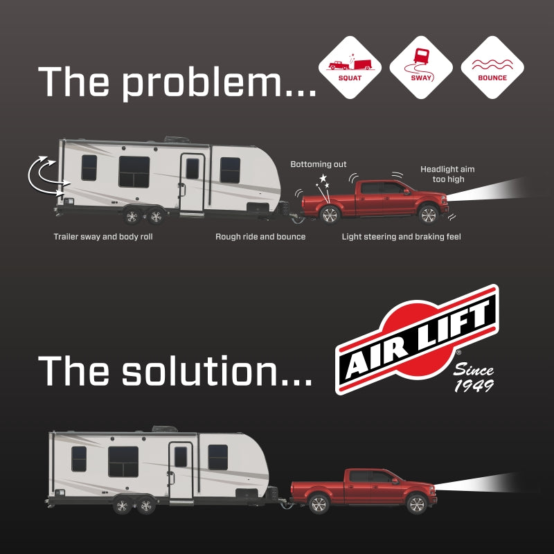 Air Lift LoadLifter 7500 XL Ultimate Air Spring Kit 16-25 Chevy/GMC Silverado/Sierra 3500HD