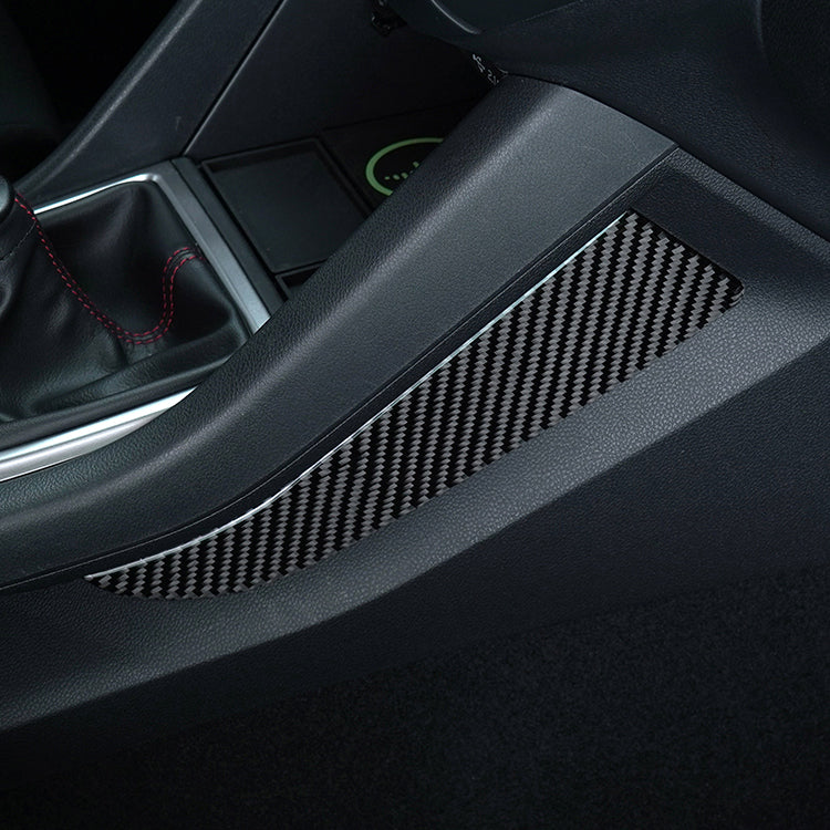 JDMuscle 22-25 WRX P&S Series Carbon Fiber Center Kicker Panel Accents 2 PC| Black Carbon Fiber/ Red Carbon Fiber