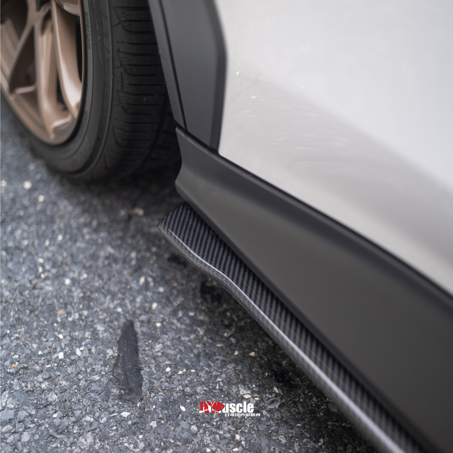 JDMuscle 22-25 WRX Tanso Carbon Fiber Aero Combo OE+ Style