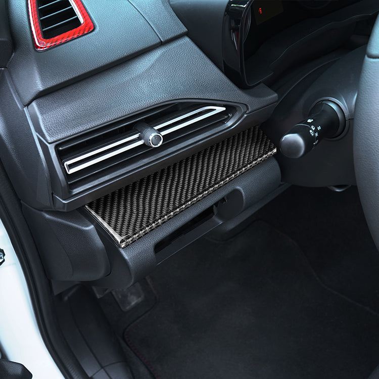 JDMuscle 22-25 WRX P&S Series Carbon Fiber Driver&Passenger Dash Trim Covers 4 PC | Black Carbon Fiber/ Red Carbon Fiber