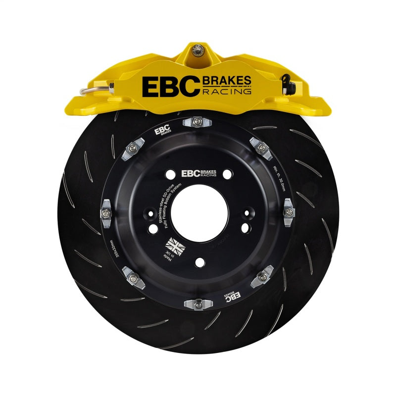 EBC Racing Yellow Apollo-4 Calipers 355mm Rotors Front Big Brake Kit/ 22+ Elantra N