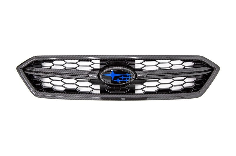 OLM LE Dry Carbon Fiber Grille Garnish (Outer) - 2018-2021 Subaru WRX / STI
