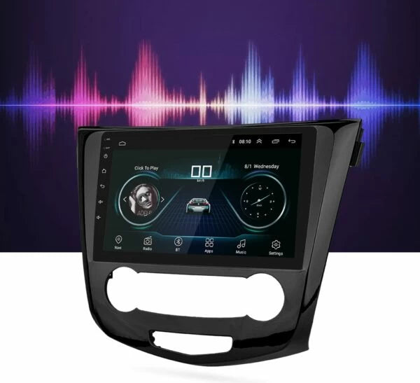 AuCAR Android Car DVD Player for Nissan Xtrail / Qashqai 2014-2018 Car GPS Multimedia system HD Bluetooth Radio WIFI 4G AUX touch screen