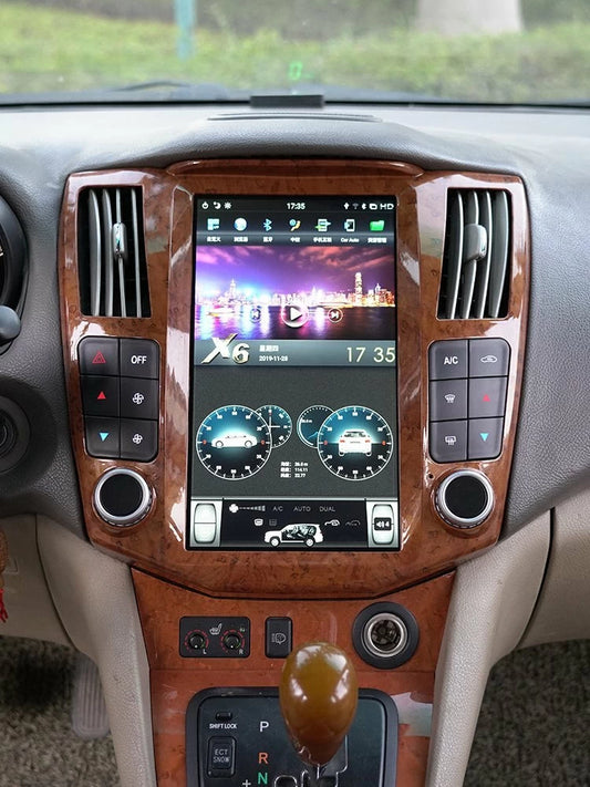 AUCARAUTO Tesla Android 11 Car Multimedia Player For Lexus RX RX300 RX330 RX350 2004-2007 GPS Navigation Headunit