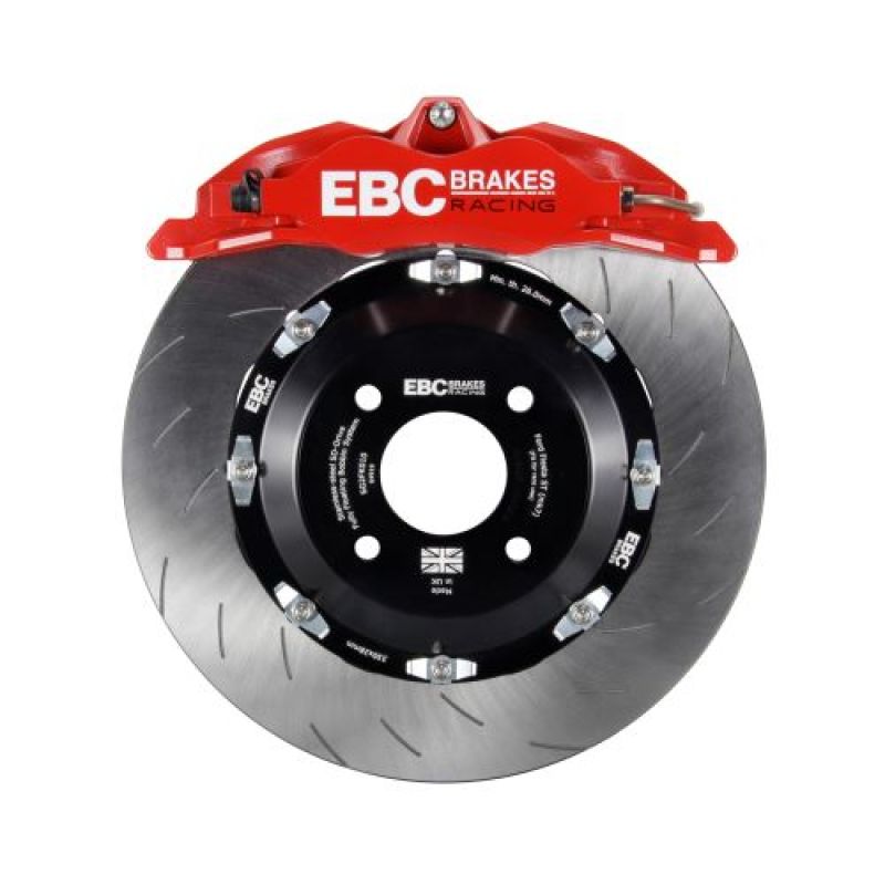 EBC Racing Red Apollo-4 Calipers 355mm Rotors Front Big Brake Kit - 2022-2026 Hyundai Elantra N