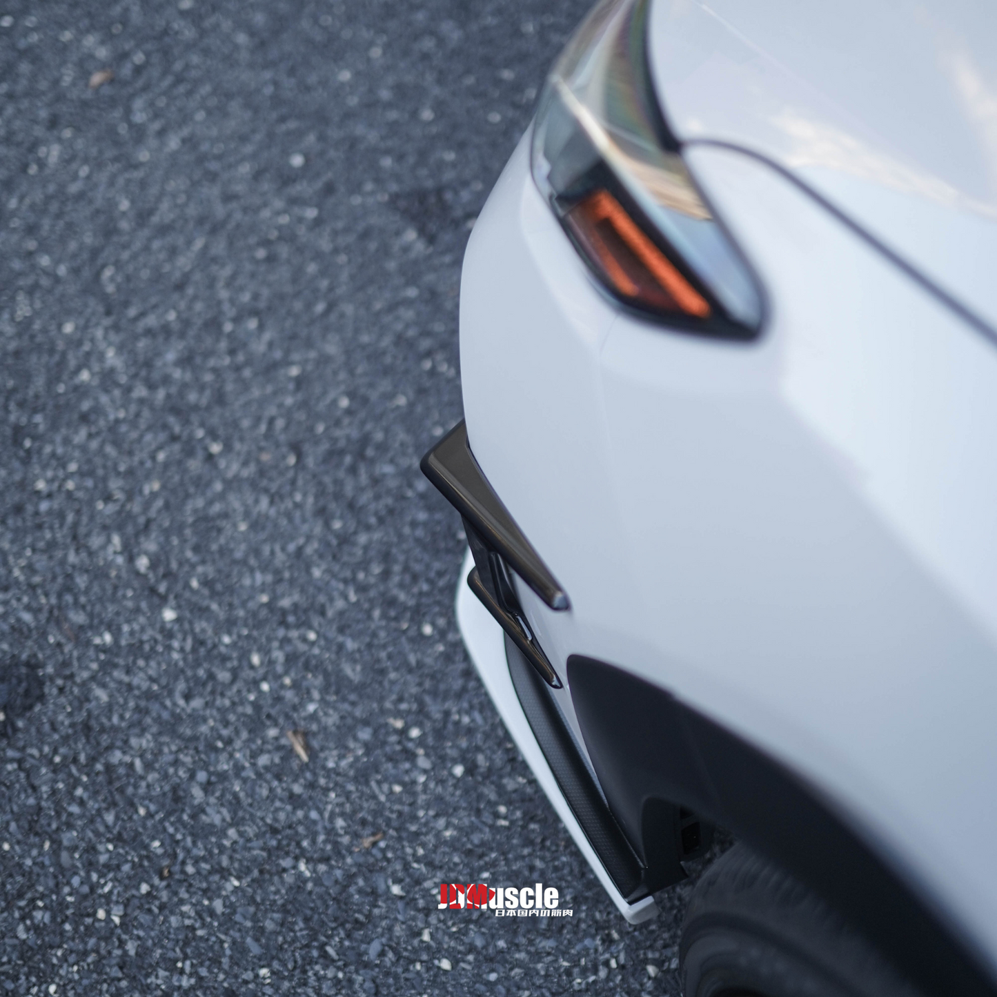 JDMuscle 22-25 WRX Canards V2 - Paint Matched / Gloss Black / ABS