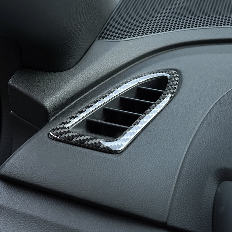 JDMuscle 22-25 WRX P&S Series Carbon Fiber Dash AC Trim 2 PC | Black Carbon Fiber/ Red Carbon Fiber