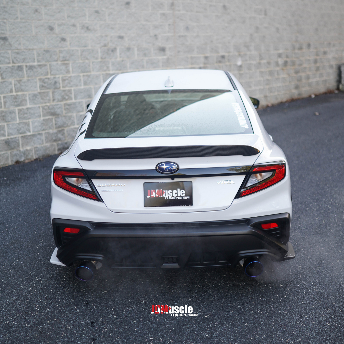 JDMuscle 22-25 WRX Tanso Carbon Fiber Duck Bill V1