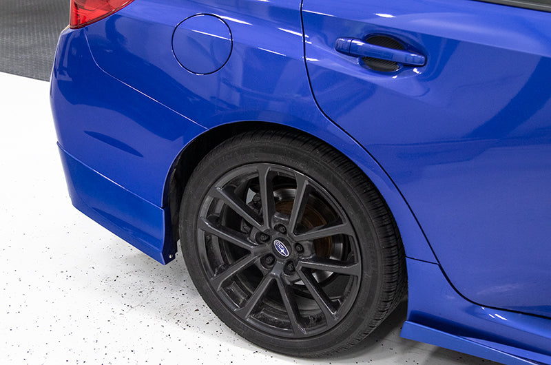 OLM Paint Matched JDM Style Rear Splash Guards (Galaxy Blue Pearl) - 2015-2021 WRX / STI