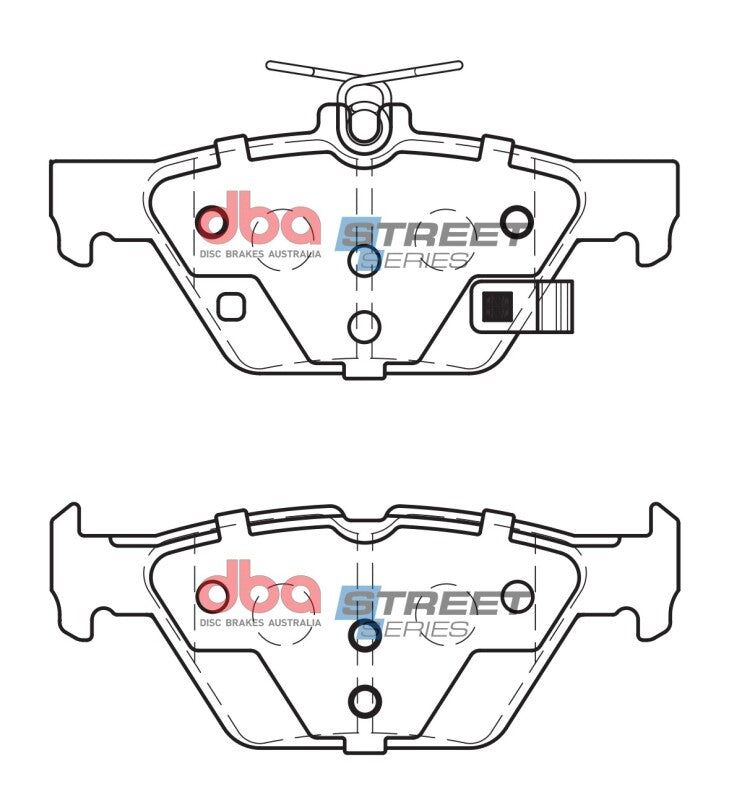 DBA 16-19 Subaru WRX Street Series Rear Brake Pads
