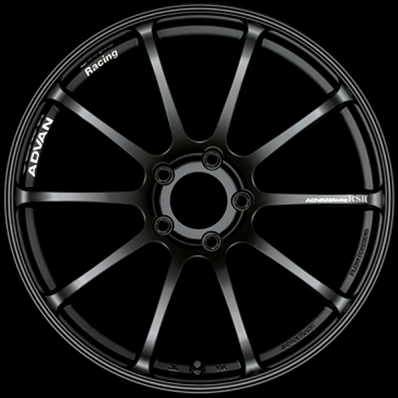 Advan RSII 17x7.5 / +35 Offset / 4x98 / 58mm Bore / Semi Gloss Black