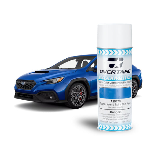 OVERTAKE MaxxMatch Paint - Subaru World Rally Blue Pearl K7X 12oz. Can