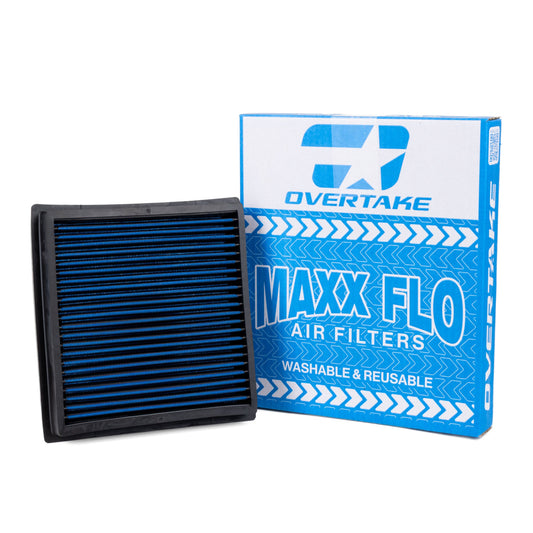 OVERTAKE Maxx Flo Intake Panel Filter - Subaru 2022-2026 WRX, 2018-2026 Crosstrek, 2017-2026 Impreza, 2019-2026 Ascent, 2019-2025 Forester, 2020-2025 Legacy, 2020-2026 Outback
