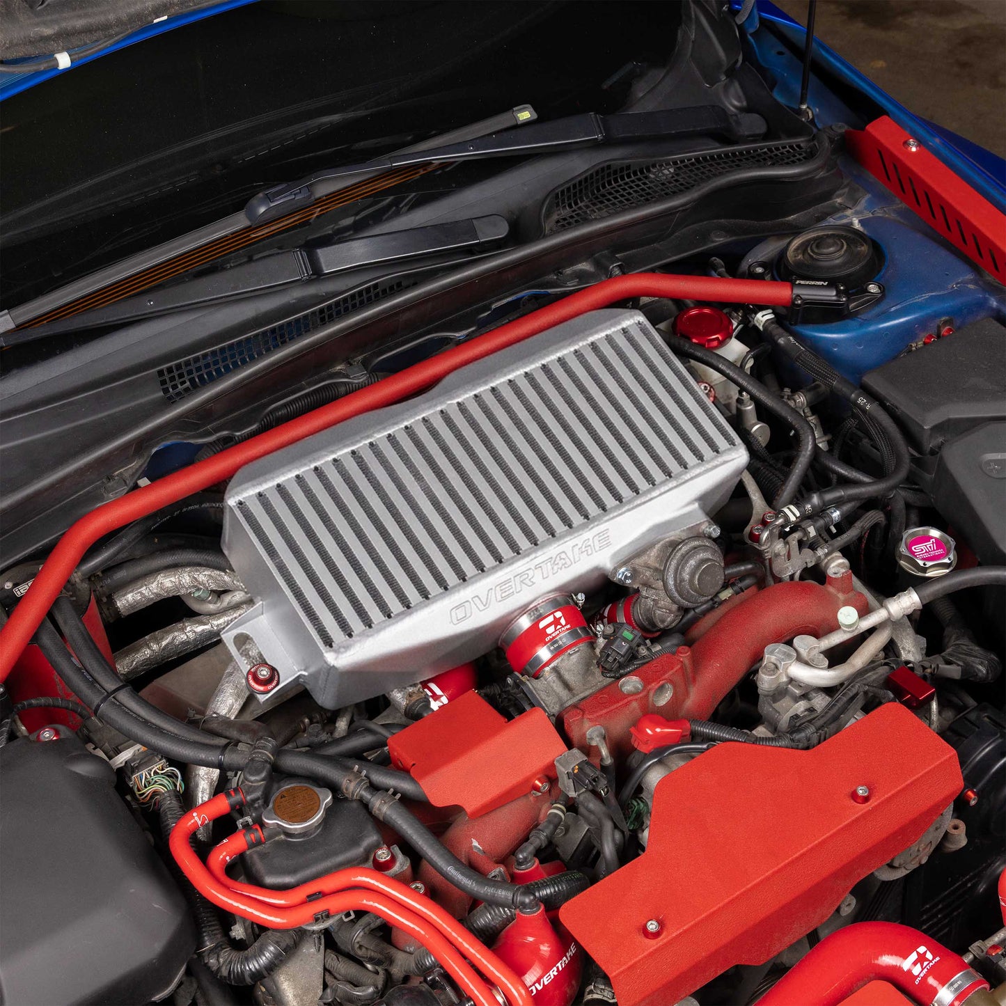 OVERTAKE Top Mount Intercooler - Subaru 2002-2007 WRX, 2004-2021 STI, 2004-2008 Forester XT