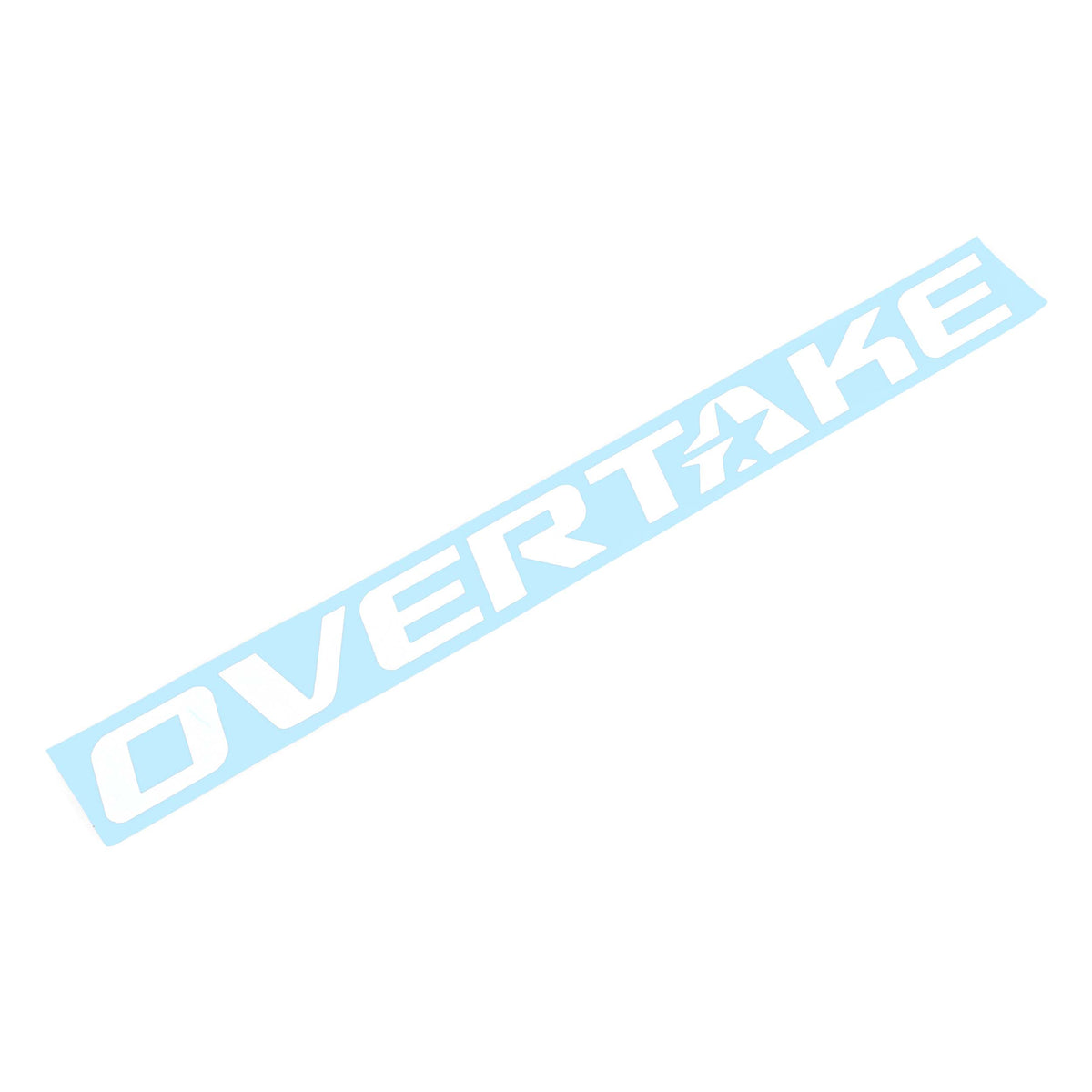 OVERTAKE 9 Inch Die Cut Sticker