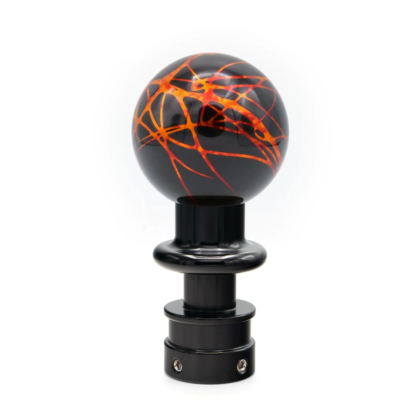 Billetworkz Automatic Shifter - Black w/ Fire Splash - Fits Subaru CVT: WRX (2022+), Crosstrek (2024), Forester (2025+), Impreza (2024), Legacy/Outback (2015+)