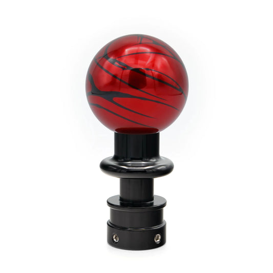Billetworkz Automatic Shifter - Red w/ Black Splash - Fits Subaru CVT: Forester (2019-2024)