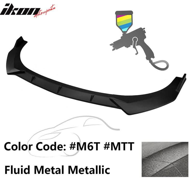 2021-2023 Hyundai Elantra 4DR Sedan Front Bumper Lip Spoiler PP 3PC