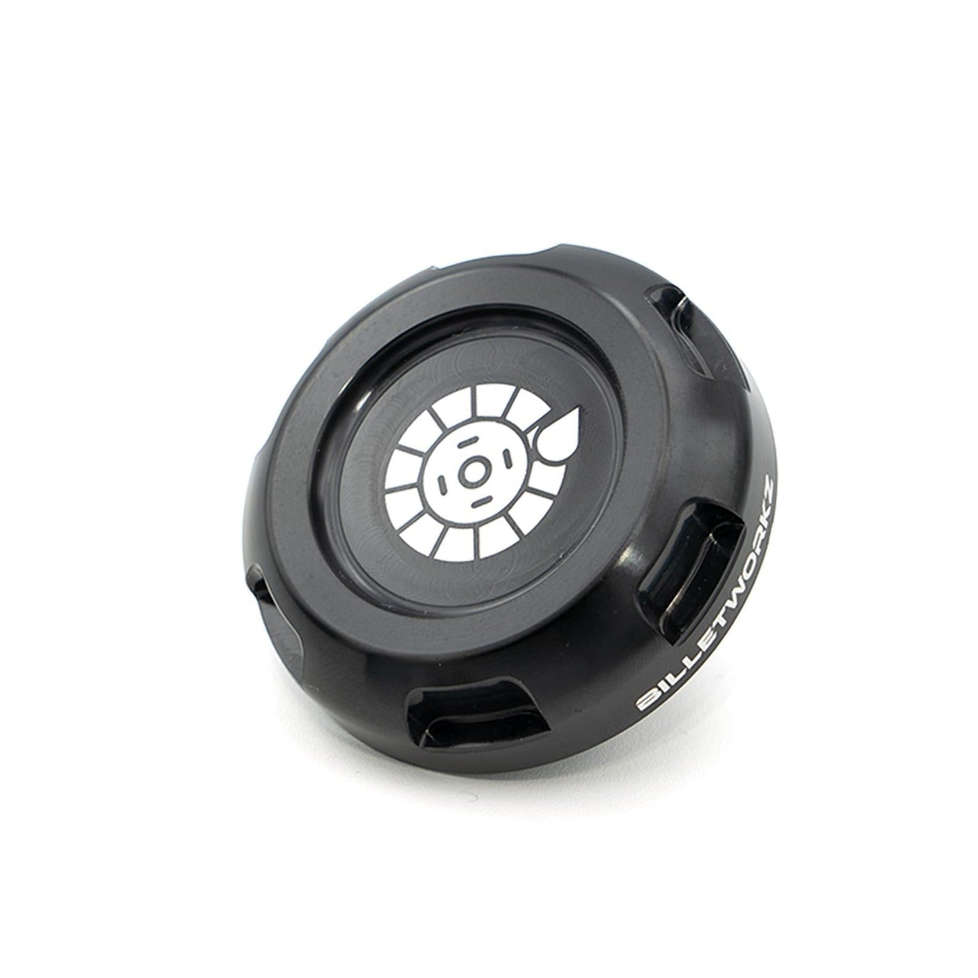 Billetworkz Clutch Fluid Cap Engraved Zero Series Black Subaru WRX 2002-2014 / STI 2004-2014 | BW-EBCZ-SUB-CLU-BLK-E