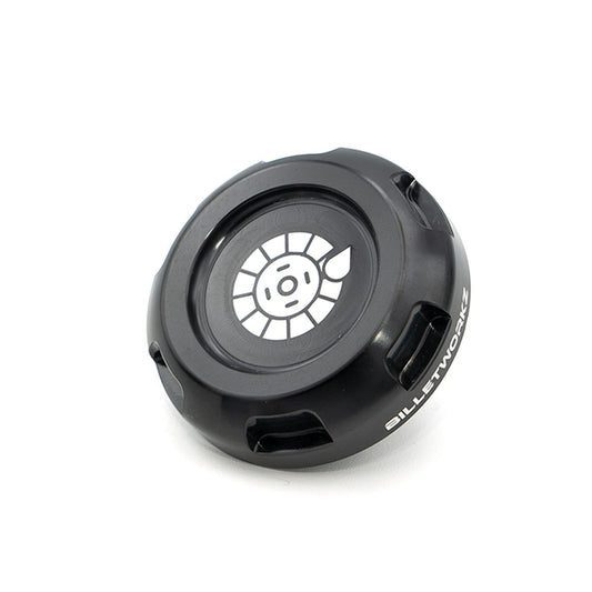 Billetworkz Clutch Fluid Cap Engraved Zero Series Black Subaru WRX 2002-2014 / STI 2004-2014 | BW-EBCZ-SUB-CLU-BLK-E