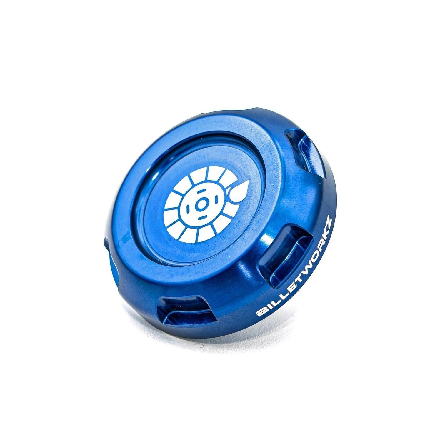 Billetworkz Clutch Fluid Cap Engraved Zero Series Blue Subaru WRX 2002-2014 / STI 2004-2014 | BW-EBCZ-SUB-CLU-BLU-E