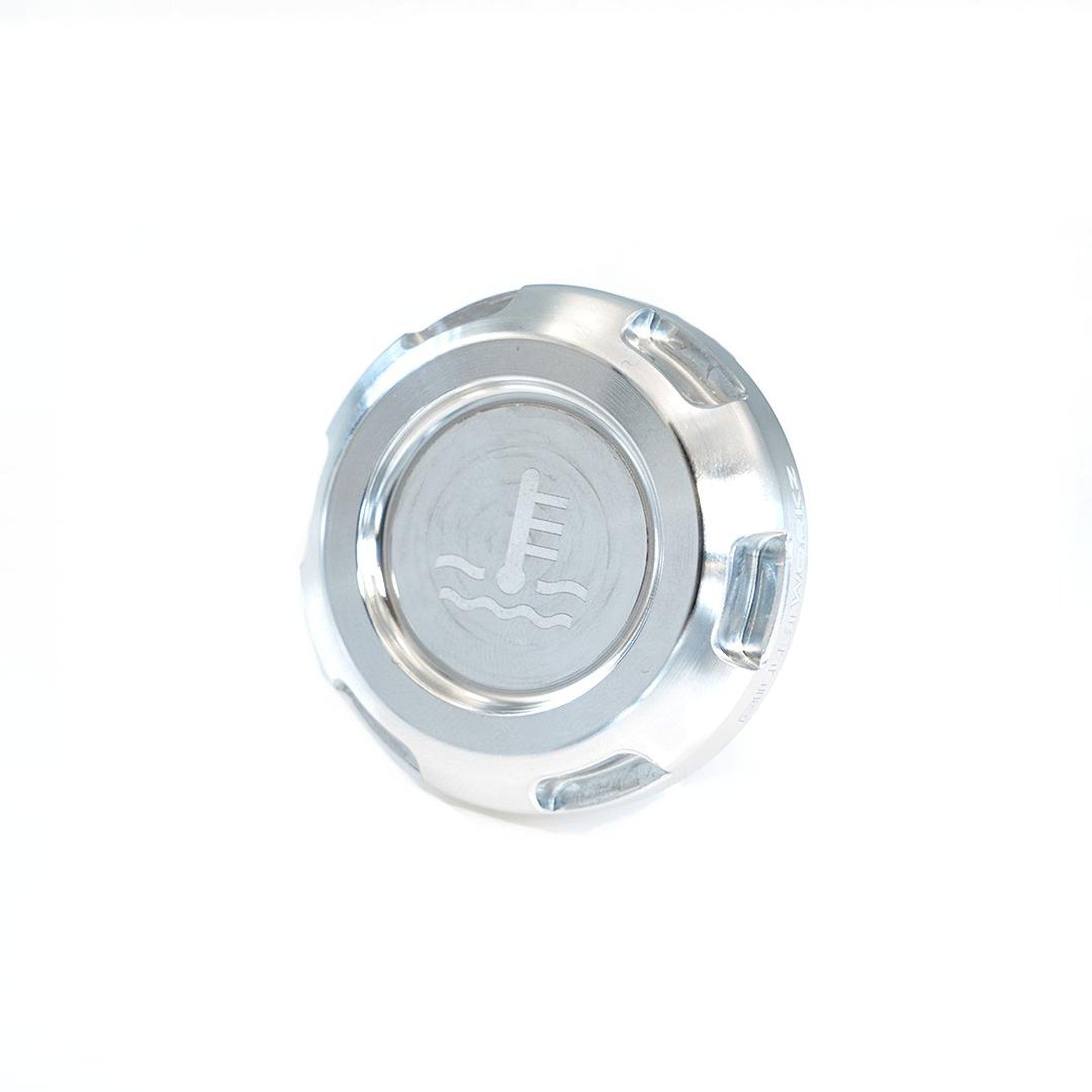 Billetworkz Coolant Overflow Cap Engraved Zero Series Silver Subaru WRX 02-25 / STI 04-21 | BW-EBCZ-SUB-COO-SIL-E
