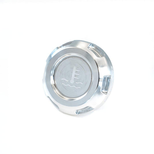 Billetworkz Coolant Overflow Cap Engraved Zero Series Silver Subaru WRX 02-25 / STI 04-21 | BW-EBCZ-SUB-COO-SIL-E